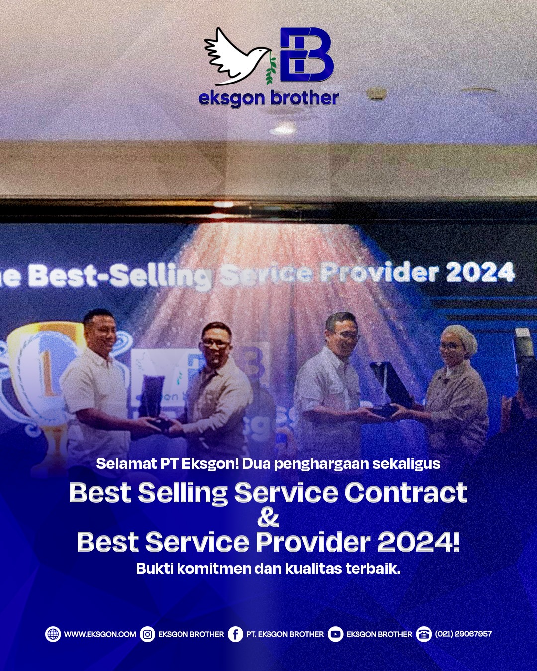 PT Eksgon Brother Borong Dua Penghargaan Prestisius dari Draeger 2024